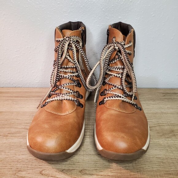 Maurices Brown Hiking Boots Comfortable Lace Up Adventure Women's Size 10 - Picture 10 of 10